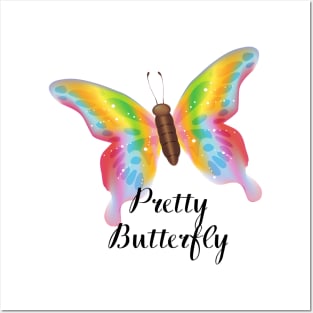 Pretty Butterfly Posters and Art